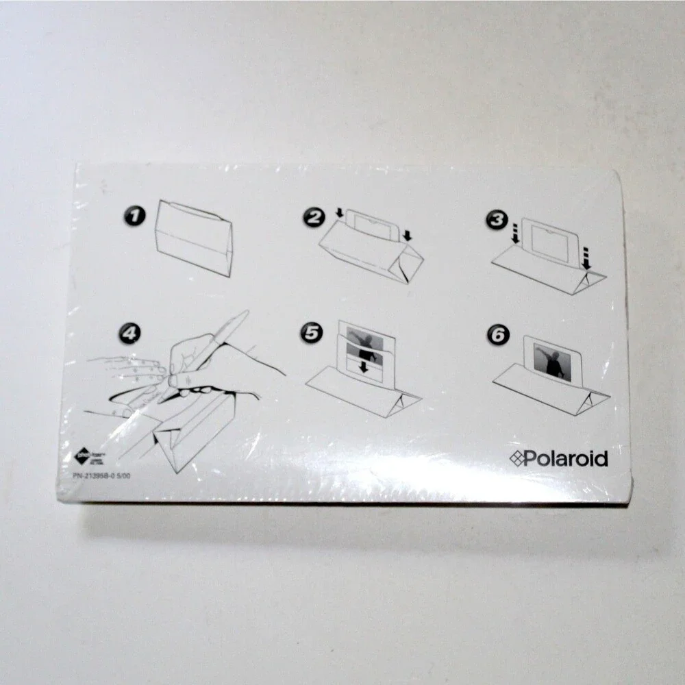 Vintage Polaroid Cardboard Photo Frames pack of 5 NEW old stock